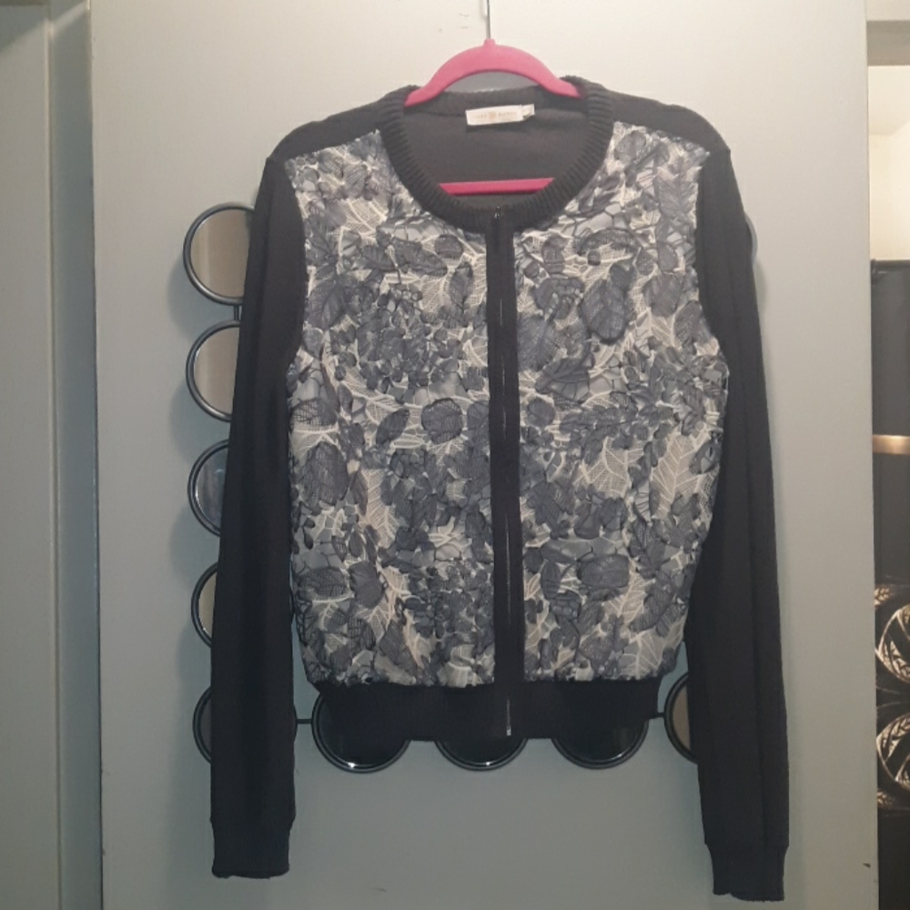 🌺TORY BURCH LACE FRONT Sweater